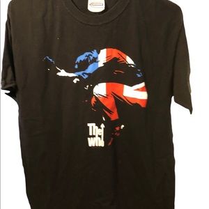 The Who Union Jack Pete double sided Tee T-Shirt Med Cotton
